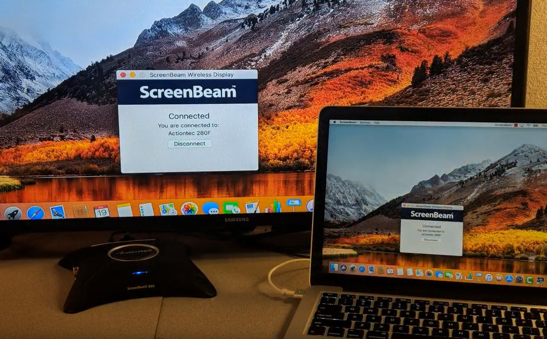 Watch Video: How to Connect a Mac Laptop to a ScreenBeam Receiver