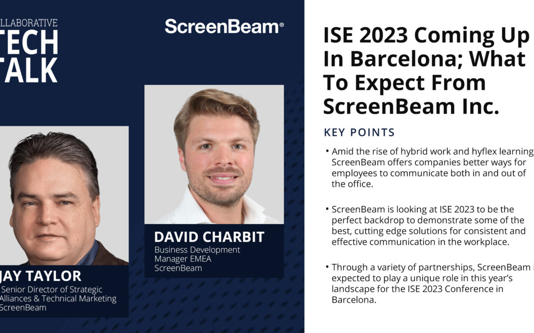 ISE 2023 Barcelona: What to Expect from ScreenBeam